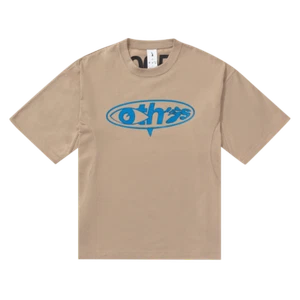 Size MEDIUM AND LARGE - Nike x Off White T-Shirt Mens 005 Khaki Beige DN1757-247 - Picture 1 of 2