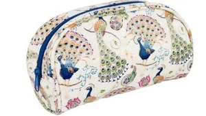 Bolso de maquillaje cosmético de vinilo Ashdene Australia Peacock Fantasy nuevo con etiquetas 45226 - Imagen 1 de 1