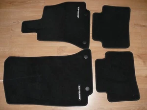 GENUINE MERCEDES-BENZ C CLASS AMG FLOOR MATS SET 2021-2025 BLACK - Picture 1 of 7