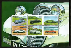 Liberia 1998 - Cars Automobiles - Sheet of 6 Stamps - Scott #1387 - MNH - Picture 1 of 1