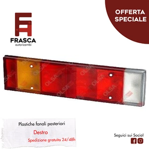 FANALE DESTRO PLASTICA POSTERIORE STOP IVECO TRAKKER STRALIS MAN DAF 7 FUNZIONI - Foto 1 di 2