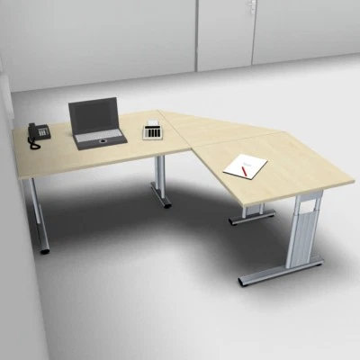 Winkelschreibtisch Schreibtischkombination GR1 200x160 cm Schreibtisch Bürotisch - Bild 1 von 4