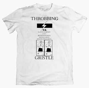 THROBBING GRISTLE LPs T-shirt, 20 jazz funk greats doa psychic TV clock dva - Bild 1 von 15