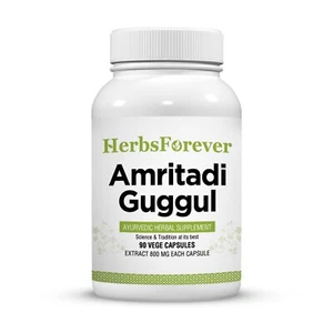 Amritadi Guggulu – Traditional Ayurvedic Formulation – 90 Vege Capsules - Bild 1 von 3
