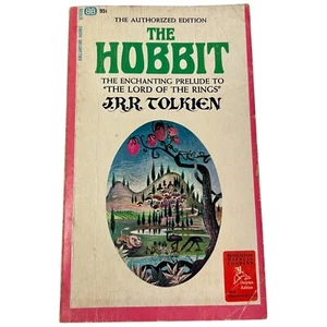 The Hobbit JRR Tolkien 1965 First Printing Lion Cover Rare Lord of the Rings - Picture 1 of 6