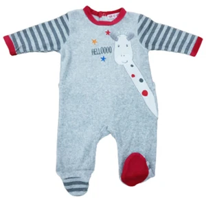 TOM KIDS Strampler / Spieler / Overall ** Giraffe ** Gr. 56 - 86  Grau - Bild 1 von 1