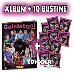Album + 10 Bustine di Figurine Calciatrici Panini 2024-2025 Calcio Femminile - Foto 1 di 1