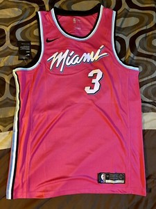 nba miami heat pink jersey