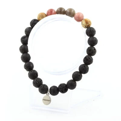 Edelsteine Und Mineralien. Armband Mit Mogok Saphir Perlen, Myanmar + Stein - Bild 1 von 4