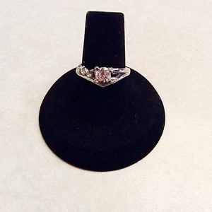 Anillo Cubic Zirconia 18K Enchapado en Oro Blanco Talla: 6 7 8 9 - Imagen 1 de 1