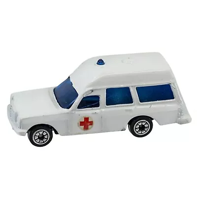 Vintage Corgi Juniors Mercedes Benz 2200 Binz Ambulance Great Britain Loose - Image 1 of 2