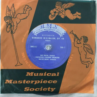 BEETHOVEN: Romances - Rostal / Goehr (EP MMS 917 Mono / NM) - Bild 1 von 2