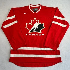 Nike Canada National Team Ice Hockey Jersey Men's Large Red Vintage Canadian - Picture 1 of 10