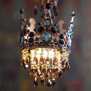 Casa delle bambole decorata vintage scala 1/6 miniature accessori lampada gotica soffitto - Foto 1 di 4