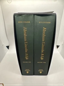 Abraham Lincoln A Life by Michael Burlingame 2 Volume Box Set 2009 - Picture 1 of 8
