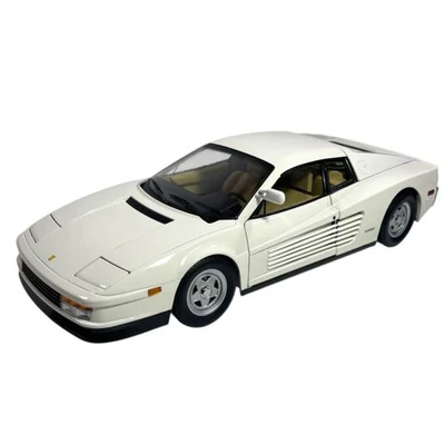 Modellino Auto KK 1/12 Ferrari Testarossa Monospecchio White Miami Vice 1984 - Immagine 1 di 4
