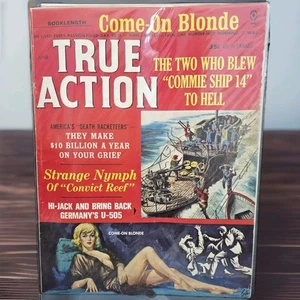True Action V10 #2 June 1965 - Come On Blonde - Blew Commie Ship To He11 - Picture 1 of 5