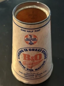 Vintage B&O Railroad RR The Wonder Drink Co WV Linking 13 Great States Sealright - Picture 1 of 10