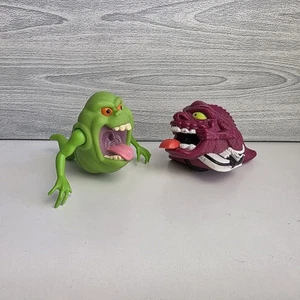 Vintage Ghostbusters Figure Bundle Lot Slimer Pull Ahead Ghost Kenner 80s Toy - Picture 1 of 10