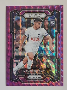 2024 Panini Prizm Premier League Manor Solomon 89/140 Rookie Purple Prizm RC EPL - Picture 1 of 2