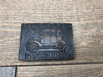 Hebilla de cinturón vintage Theres A Ford In Your Future Foto 1 de 2
