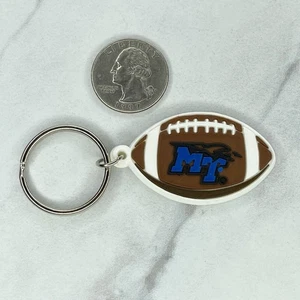 Middle Tennessee State Blue Raiders Football Keychain Keyring - Picture 1 of 7