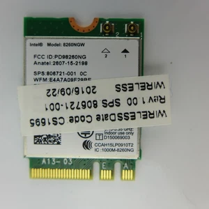INTEL 8260NGW PCI Express M.2 Moduł WLAN + Bluetooth 4.2 802.11b/g/n/ac WIFI my - Zdjęcie 1 z 2