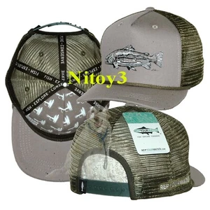 RepYourWater Spring Creek High Profile Trucker Baseball Cap-Hat Men Size Adjust - Picture 1 of 1