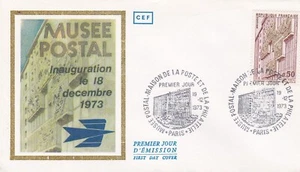 Francia 1973 FDC Museum Postal De La Post And Phlatelie yt 1782 - Imagen 1 de 1