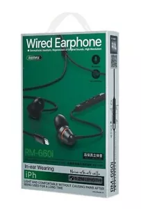 REMAX RM-660i Auricolare cablato per musica e chiamate 1,2 m - Foto 1 di 3