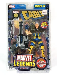 2004 TOYBIZ MARVEL LEGENDS CABLE MOC ACTION FIGURE SERIES 6 - GREAT CONDITION - Picture 1 of 5