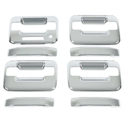 For Ford F-150 F150 4DR 2004-2014 Crew Cab Chrome Door Handle Cover ABS w/KeyPad Foto 1 de 4