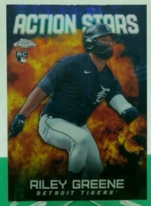 Riley Greene RC 2023 Topps Chrome Update #ASC-8 Action Stars  Detroit Tigers  - Picture 1 of 2