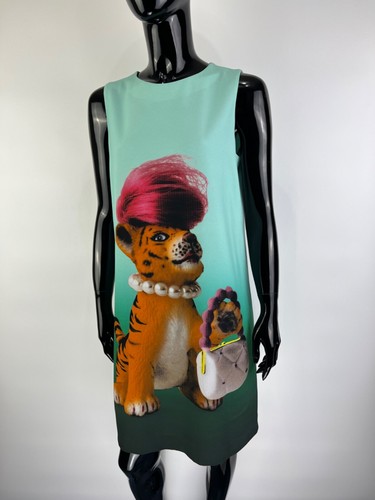 Abito stampato Moschino economico e chic taglia US 6