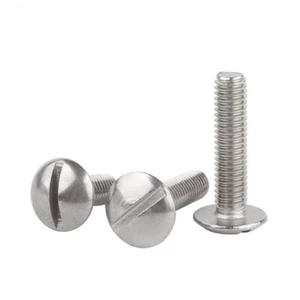 Tornillos de cabeza redonda plana grande con perno ranurado M2 M2.5 acero inoxidable - Imagen 1 de 4
