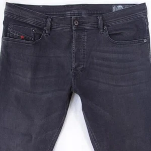 Mens Diesel TEPPHAR RB005 Stretch Slim Straight Grey Jeans W34 L32 - Picture 1 of 8