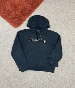 Champion Hoodie Size XL Youth Black Spellout Sports - Picture 1 of 4