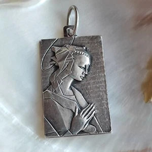 Ottaviani Vintage Sterling Silber 925 Anhänger. Saint Mary Italy Macerata, 60er Jahre - Bild 1 von 14