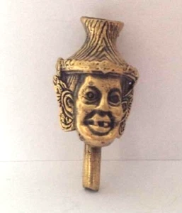 BOUDDHA SCEPTRE KUNST statuette figurine amulette bouddhisme Thaïlande Asie b172 - Bild 1 von 3