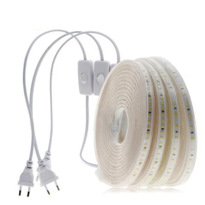 220V 240V IP67 Waterproof 2835 High bright LED Strip Lights Commercial Rope lamp - Image 1 of 4