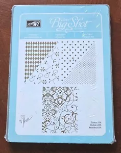NEW Stampin' Up! Big Shot Texturz Backgrounds Sizzix #1 Set of 3 - Picture 1 of 5