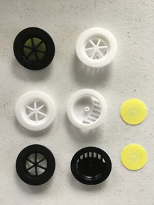 Lotto 15 tappi forati ventilati e opzionali traspiranti unidirezionali 3 pezzi per foglio sottile - Foto 1 di 2