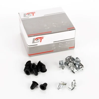 10x Staffe + Bocchette Fissaggio Pannello Porta per Ford Auto d'epoca - Immagine 1 di 4