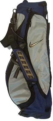 Nike Extreme Sport Golf Stand Bag 4-Way Dual Strap Gray Blue Black - Image 1 of 4