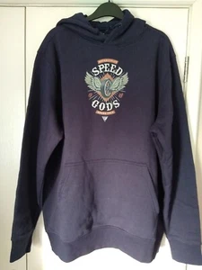 Sudadera con Capucha MotoGP Fanatics Speed Gods Azul Marino Nueva con Etiquetas XL - Imagen 1 de 5