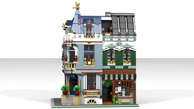 Lego bookstore moc pdf instructions (modular) - Photo 1/4
