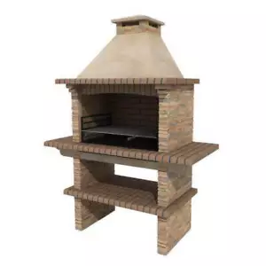 Huge Mediterrani Stone Masonry Charcoal BBQ - Stone BBQ Build DIY - Picture 1 of 14