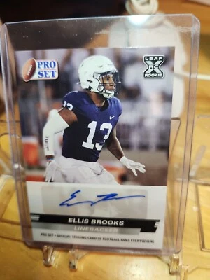 🟦1️⃣3️⃣⬜️2022 PROSET ELLIS BROOKS XRC AUTO PENN ST NITTANY LIONS  PACKERS 🧀🧀 - Image 1 of 2