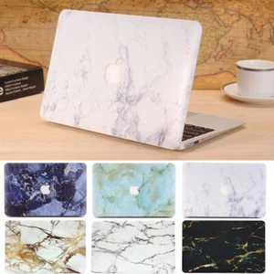 Funda rígida transparente y mármol cubierta completa para Apple MacBook Air 13.6 Pro 12 13 - Imagen 1 de 19