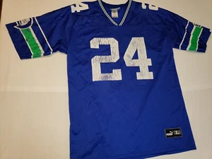 Vintage Seattle Seahawks Shawn Springs Puma Mesh Football Jersey Large #24 - Picture 1 of 11